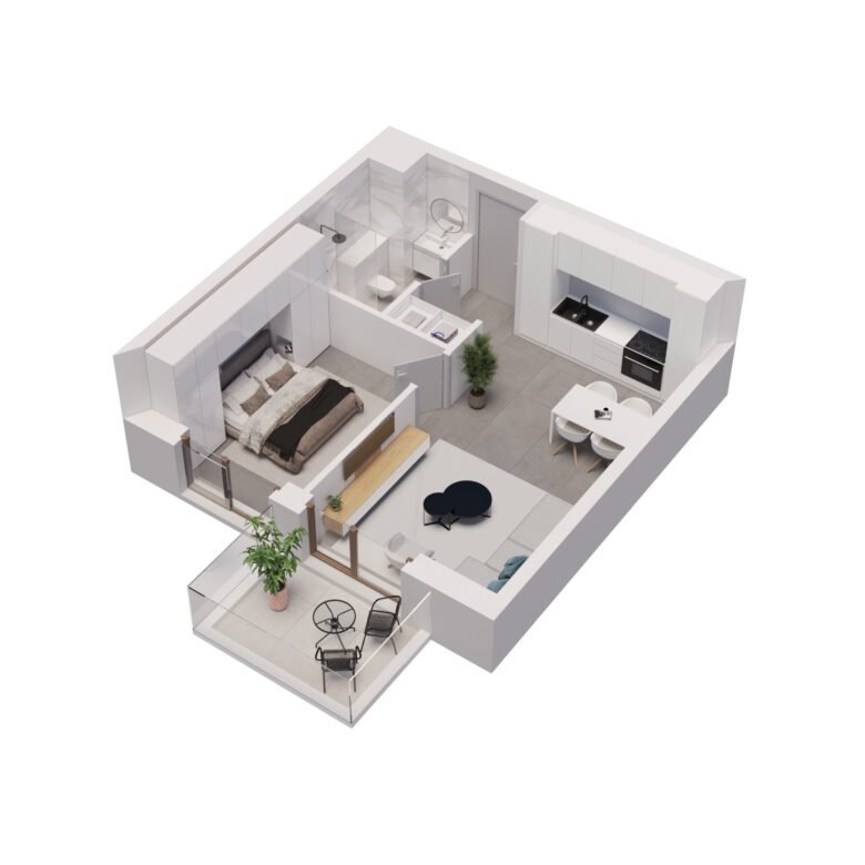Leudelange – Résidence Legacy – Appartement avec 1 chambre (N°13) – Salle de bain