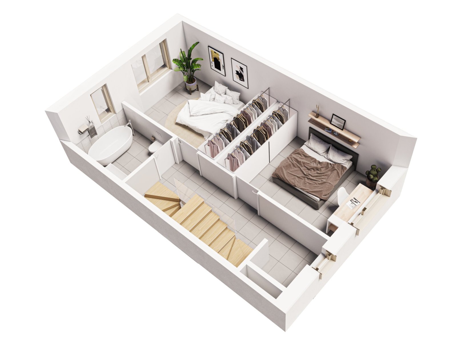Luxembourg-Weimerskirch – VEFA – Maison à vendre (M3) – Salle de bain