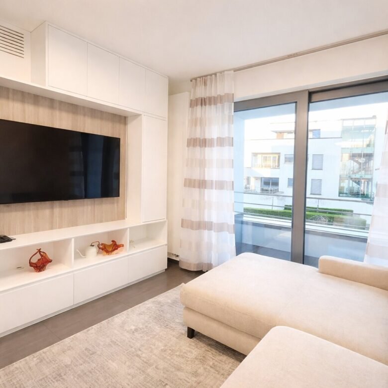Coup de cœur à Merl : Superbe appartement 1 chambre “High Standing” entièrement meublé – Séjour